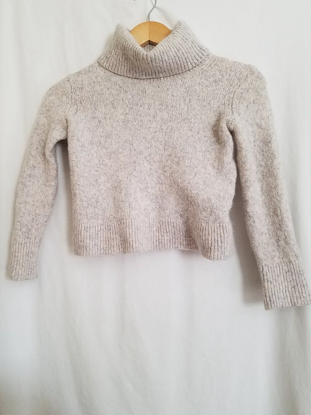 Banana Republic Marled Merino Wool Blend Turtleneck Sweater | Small - Pre-Owned